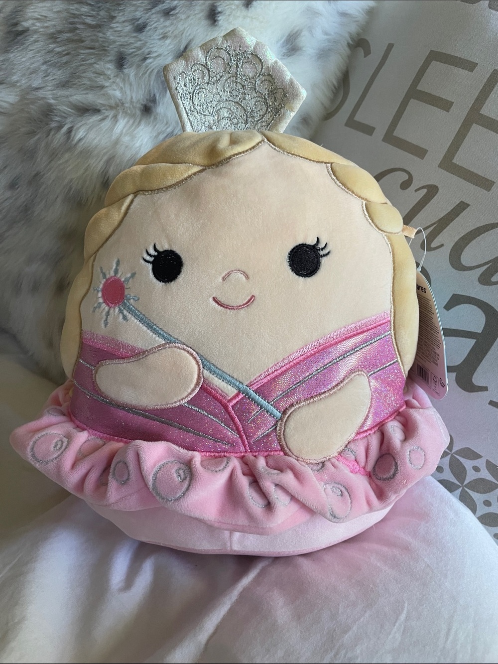 Squishmallows | Wicked | Glinda Upland |Pink Princess | Plush | Collectible